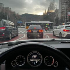 아침 운전이 진짜 무서워